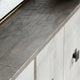 Denver Distressed Gray Sideboard Buffet, 4-Door