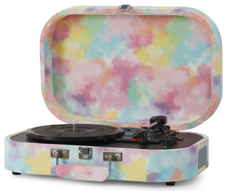 Discovery Bluetooth Vinyl Record Player, Tie-Dye