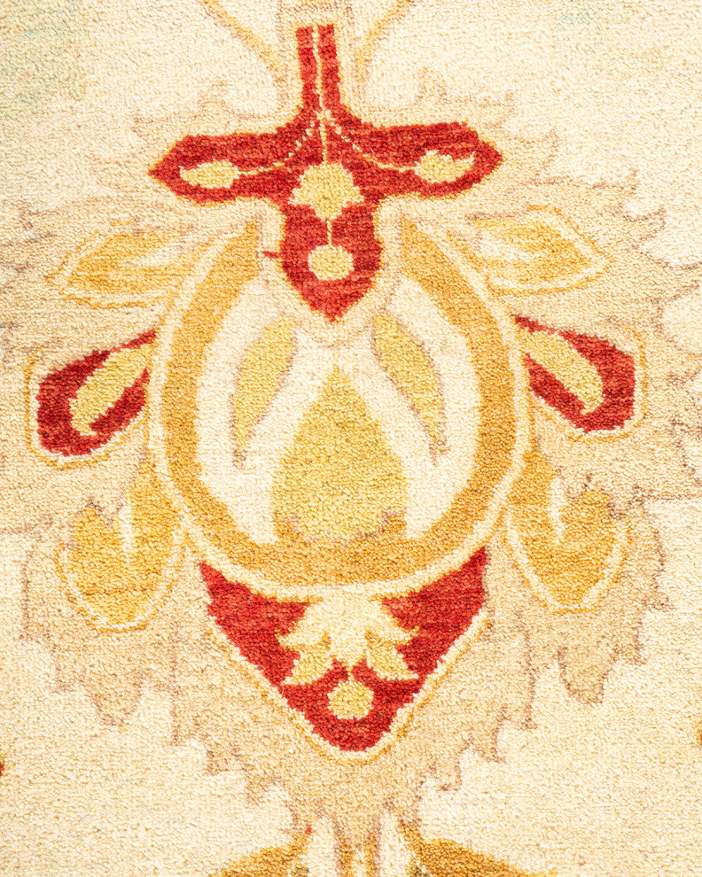 Mogul, One-of-a-Kind Hand-Knotted Area Rug Ivory, 8' 0" x 9' 10"