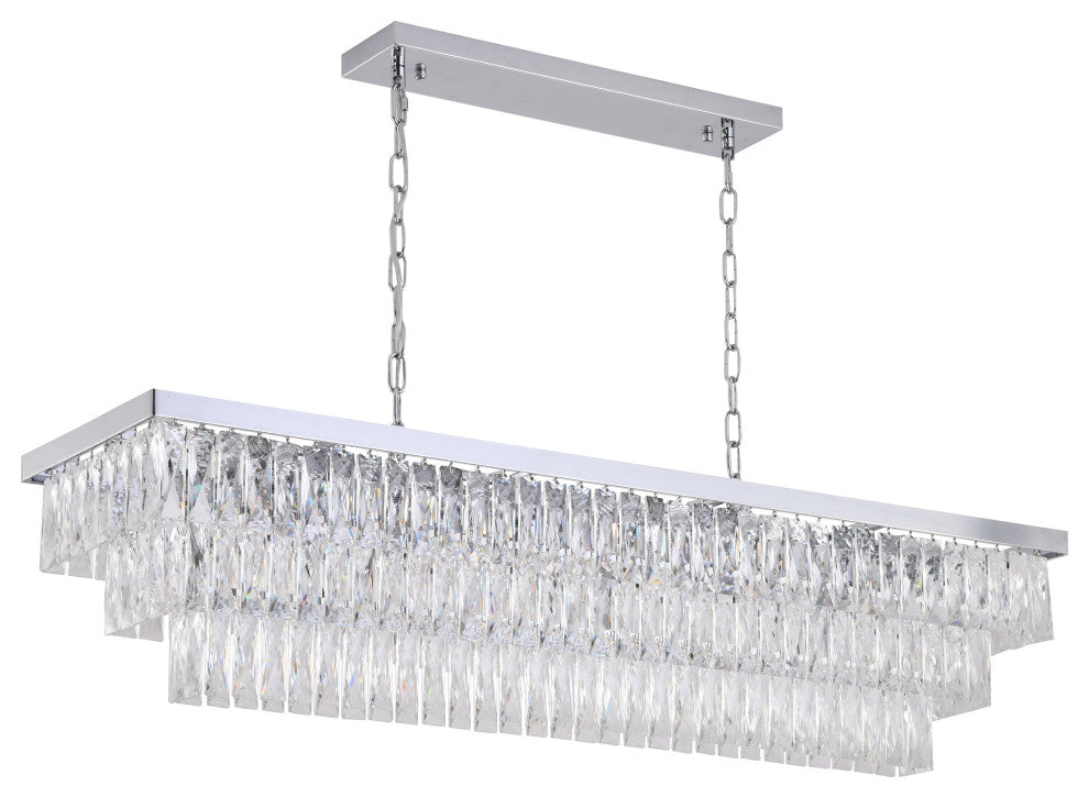 Bethel International OC33C48CH 16 Light Chandelier, Chrome