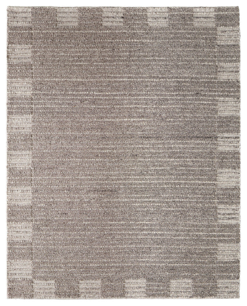 Herrick T8021 Modern/Casual Area Rug, Taupe/Ivory, 5'x8'