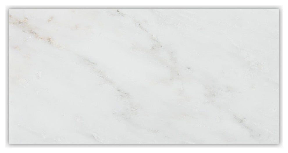 Asian Statuary Honed 12x24 Micro Beveled Marble Tile