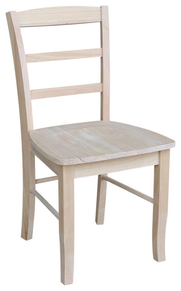 Set of Two Madrid Chairs, Unfinished