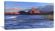 Colorado Lagoon and Volcano Pabellon, Landscape Canvas Art Print, 32"x16"