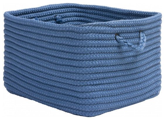Colonial Mills Basket Modern Farmhouse Home Sapphire Rectangle