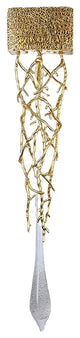 Jumilla | Creative LED Crystal Copper Wall Lamp, Copper, Cool Light
