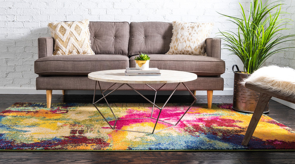 Rug Unique Loom Estrella Multi Rectangular 5' 0 x 8' 0