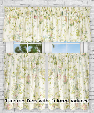 Abigail 80" x 15" Tailored Valance, Multi