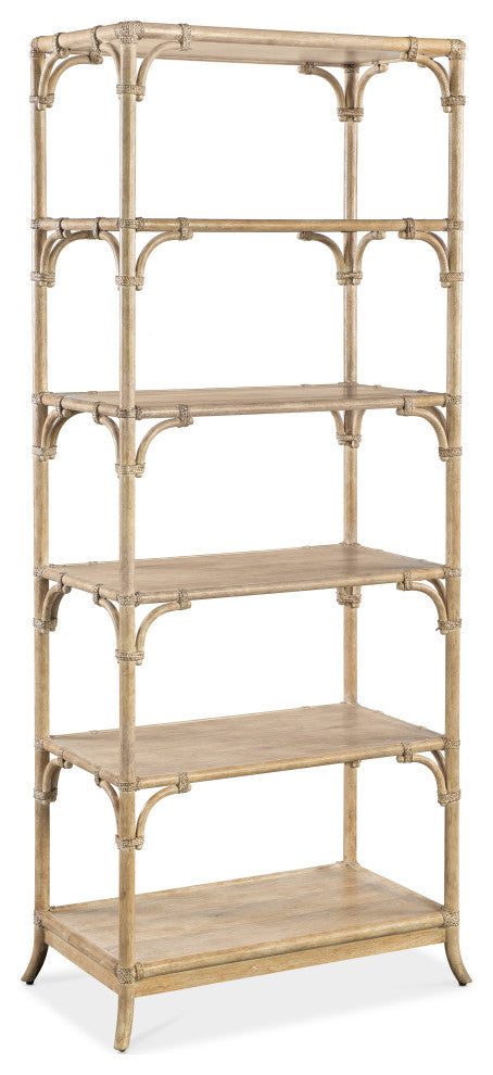 Retreat Pole Rattan Bookcase