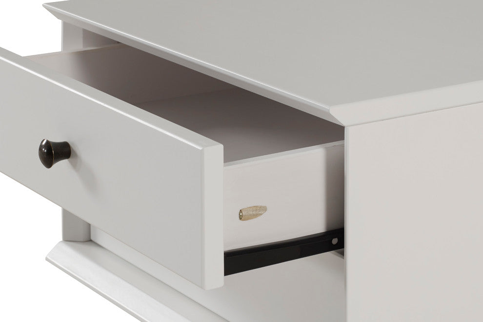 Mid-Century Night Stand, White