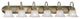 Belmont Bath Light, Antique Brass