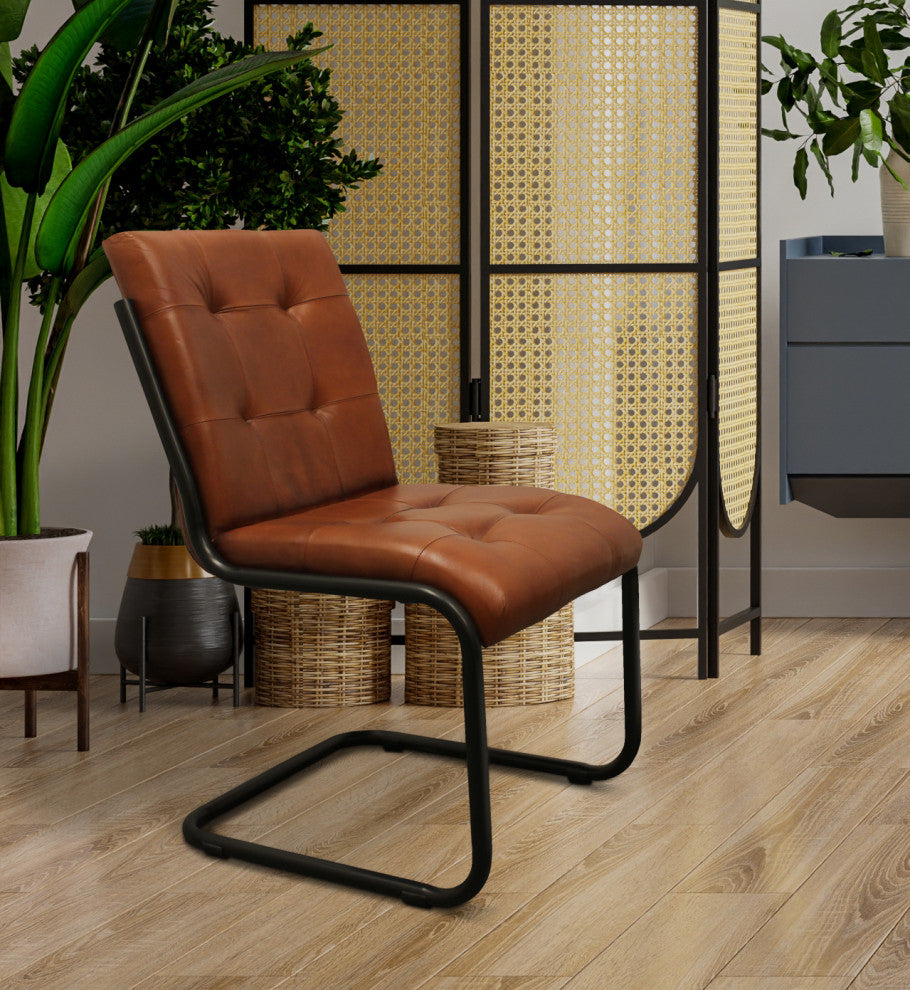 Lash Clan Medium Brown Side Chair