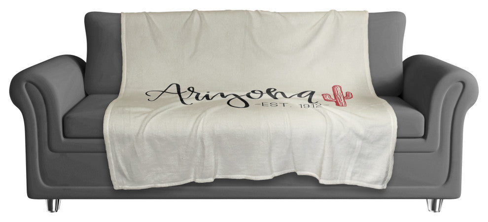 Arizona Established 50x60 Coral Fleece Blanket