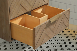 Ari Kitchen & Bath Carlsbad 30" Floating Bathroom Vanity Weathered Fir