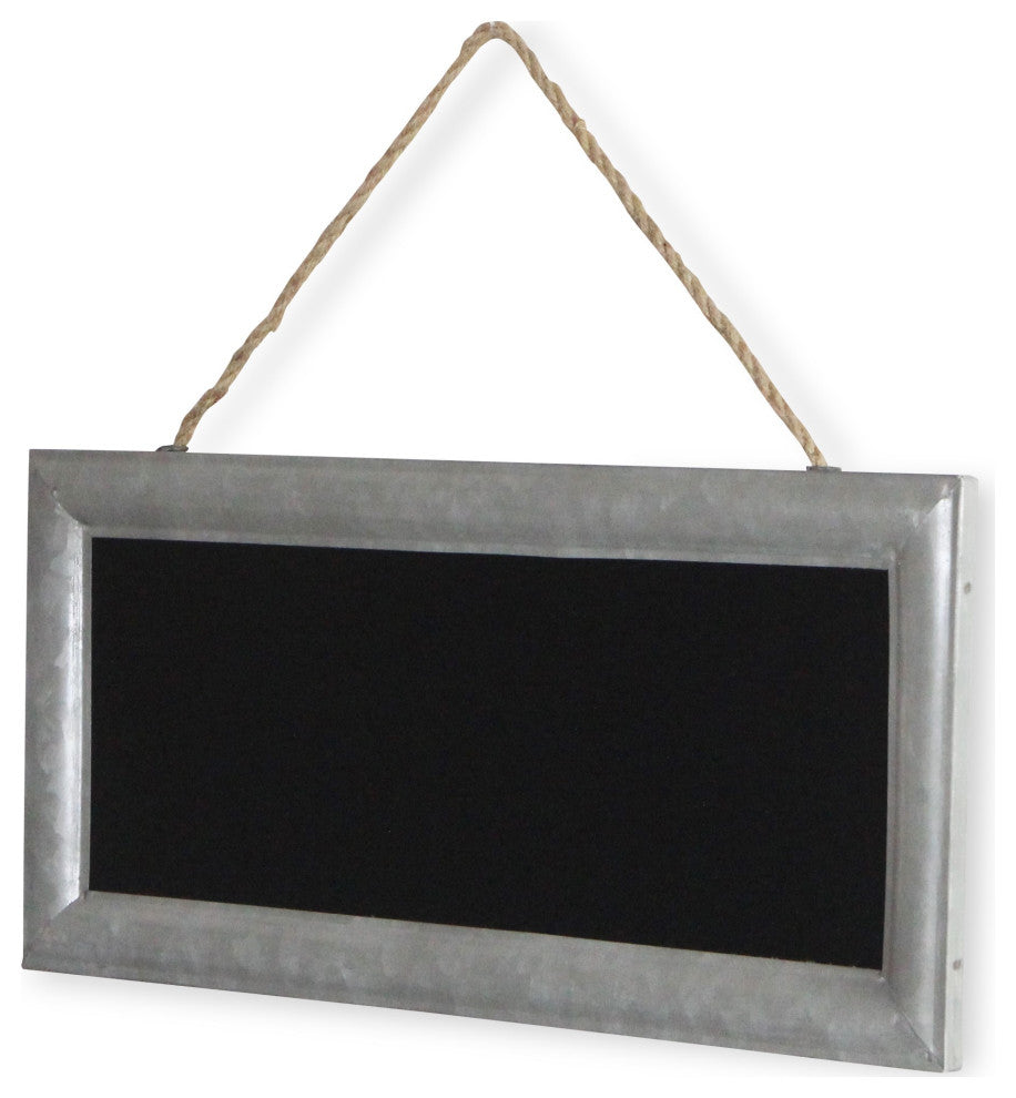 Galvanized Metal Rectangular Chalkboard