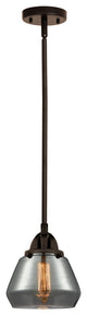 Fulton Mini Pendant, Oil Rubbed Bronze, Plated Smoke, Plated Smoke