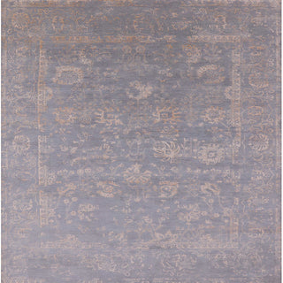 Ahgly Company Indoor Square Mid-Century Modern Area Rugs, 7' Square
