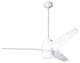 Velo DC Ceiling Fan, Gloss White, 48"