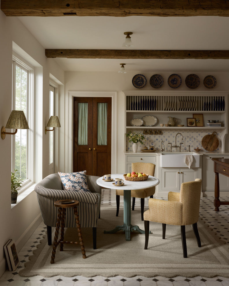 Chris Loves Julia x Loloi Scottie Fog / Ivory 5'-0" x 7'-6" Area Rug