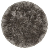 Giulia Contemporary Area Rug, Gray, 7'9" Round
