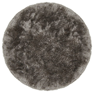 Giulia Contemporary Area Rug, Gray, 7'9" Round