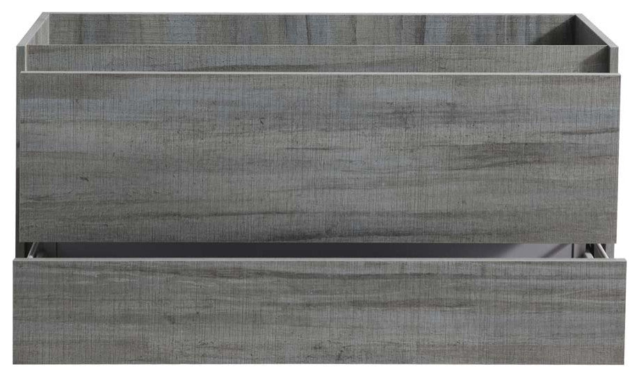 Fresca Catania 48" Ocean Gray Wall Hung Double Sink Cabinet