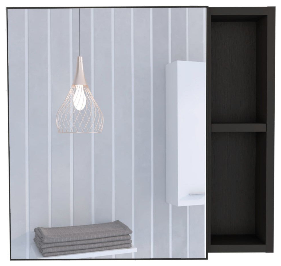 Medicine Cabinet Viking, Bathroom, Black