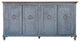 Macao 4 Door Rustic Sideboard 73", Dark Blue