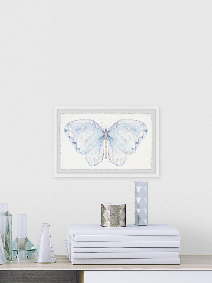 "I Love Butterflies" Framed Painting Print, 12x8