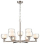Innovations 330-9CR-SN-CLW-LED 9-Light Chandelier, Satin Nickel