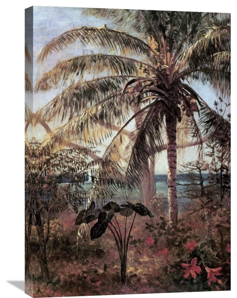 "Palm Tree, Nassau" Artwork, 21" x 30"