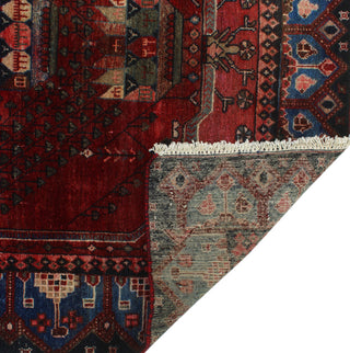 Semi Antique Dailyn Red/Navy Runner, 4'6x8'9