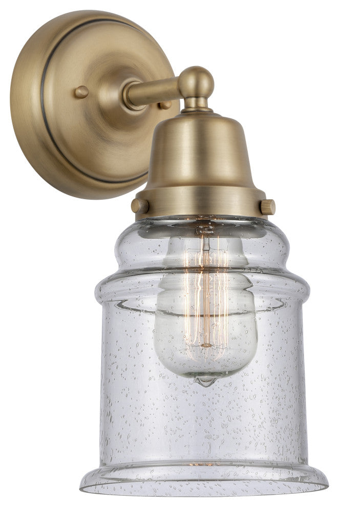 Innovations 623-1W-BB-G184 Canton 1 Light 13" Sconce, Brushed Brass