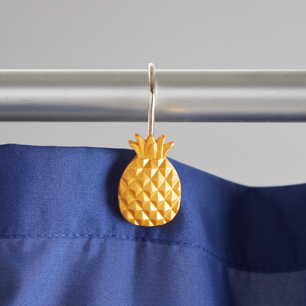 SKL Home Gilded Pineapple Shower Curtain Hooks