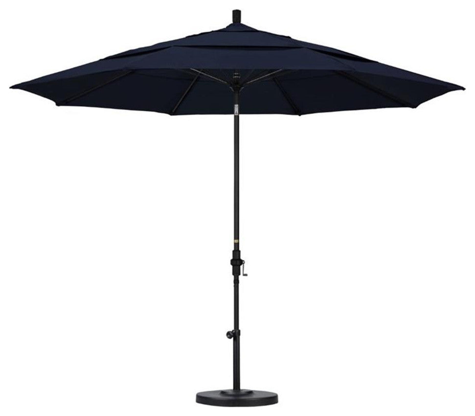 California Umbrella 11' Patio Umbrella in Navy Blue
