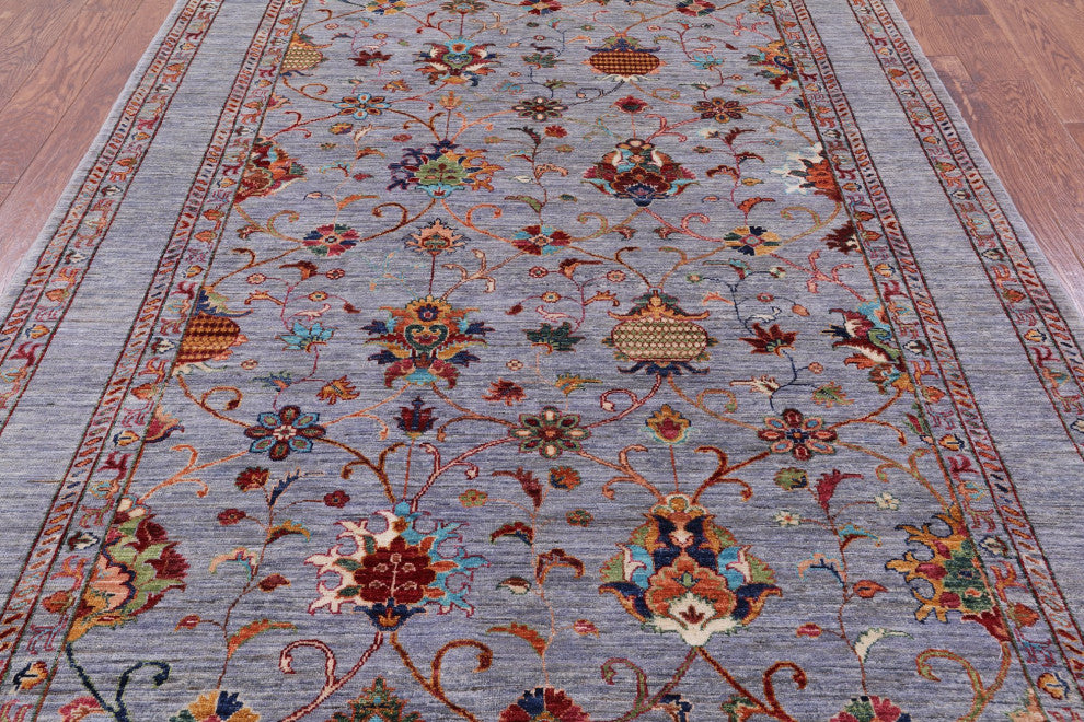 5' 9" X 8' 0" Persian Tabriz Handmade Rug Q7666