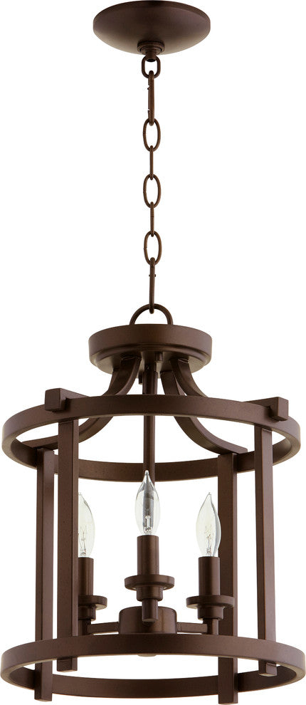 Quorum 2817-13-86 Three Light Dual Mount, Oiled Bronze Finish
