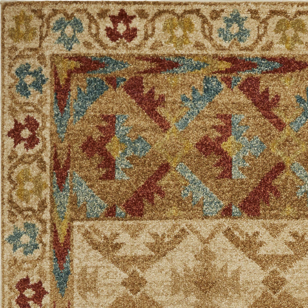 118" X 158" Sand Polypropylene Rug