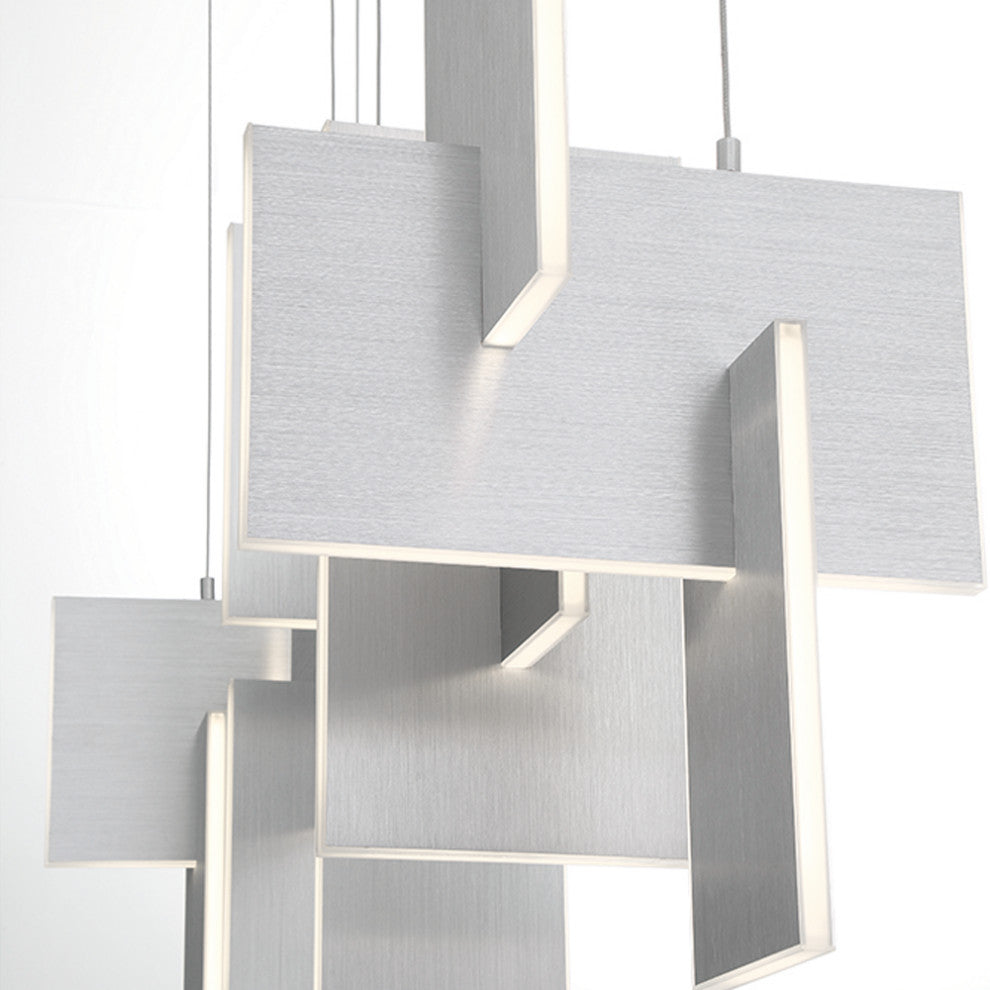 Coburg 1-Light Chandelier, Aluminium
