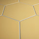 Textile Basic Hex Dandelion Porcelain Floor and Wall Tile