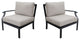 kathy ireland Madison Ave. Left Arm Sofa and Right Arm Sofa in Almond
