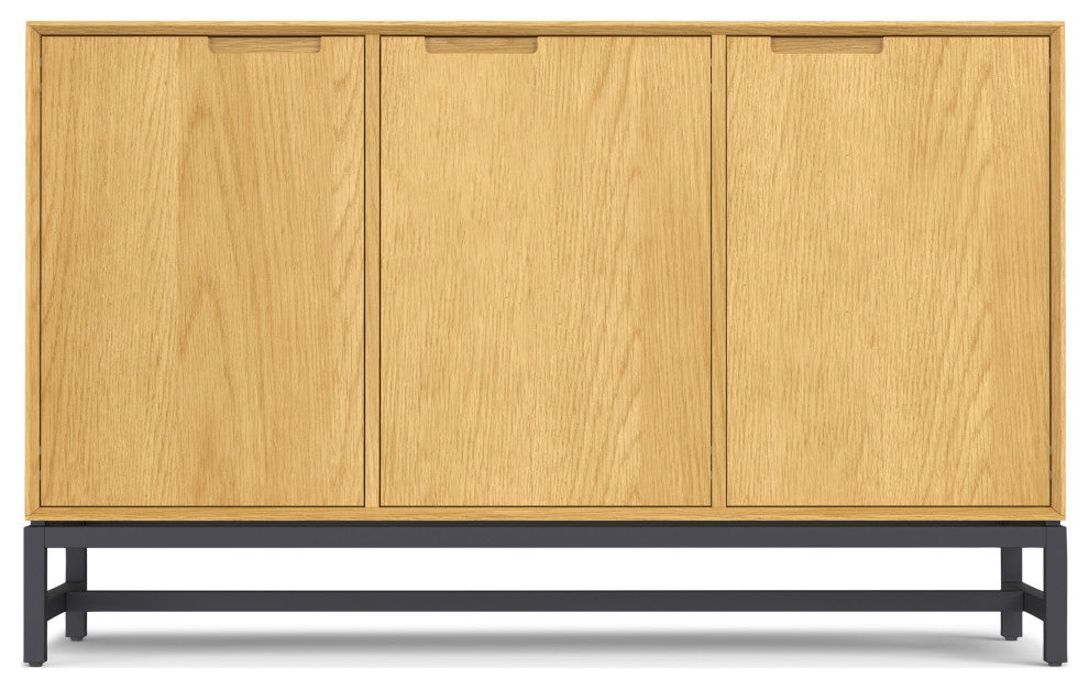 Banting 3 Door Sideboard Buffet, Natural Oak