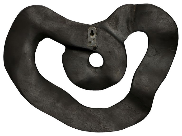 Swirl Wall Tile, Teak Wood, Assorted, Black