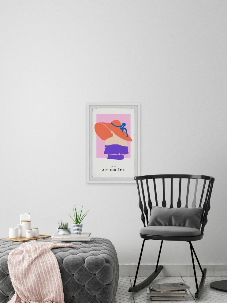 "Art Boheme No 58" Framed Painting Print, 30x45