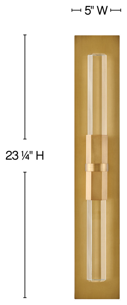 Fredrick Ramond Cecily Large Two Light Led Sconce, Heritage Brass