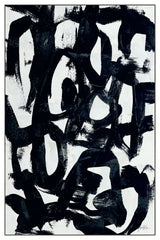 Graffiti Tangle I Abstract Art Area Rug, 5'x7.5'