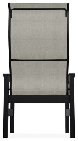 Leeward Sling Outdoor Supreme Armchair, Ella/Black