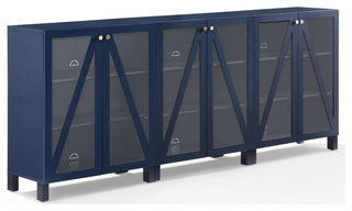 Cassai 3Pc Media Storage Cabinet Set