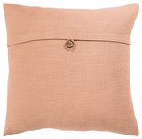 Surya Penelope Dusty Coral Pillow Shell With Polyester Insert 18"H X 18"W