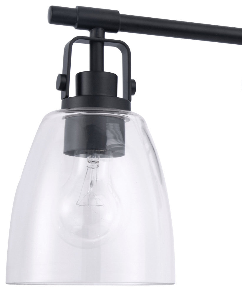 Modern Farmhouse Black 2-Light Vanity Light Wall Sconces